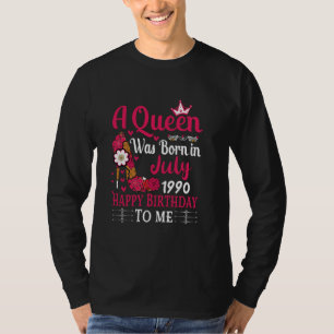 34. Geburtstag High Heel eine Königin wurde Gebore T-Shirt