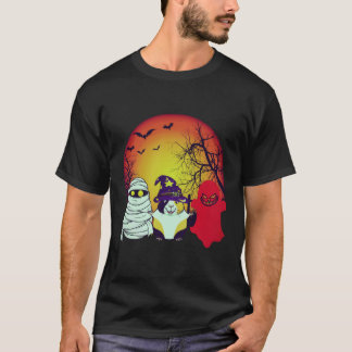 34 Halloween-Kürbis Meerschweinchen T-Shirt