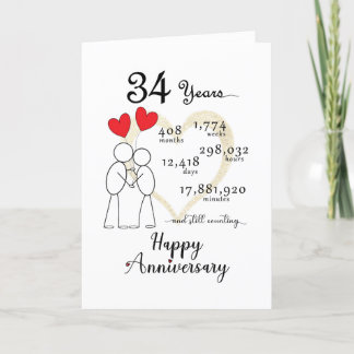34. Hochzeitskarte mit Herzblasen Dankeskarte