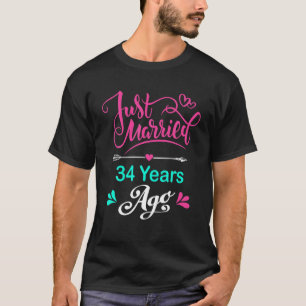 34. Hochzeitstag, der zu Ihm und H passt T-Shirt