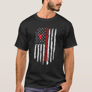 34. Infanterie Division American Flag T-Shirt