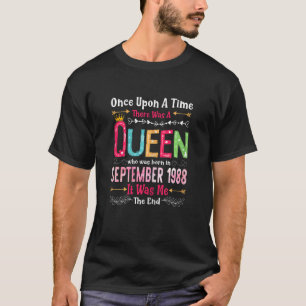 34 Jahre Alte Mädchen 34. Geburtstag Königin 1. Se T-Shirt