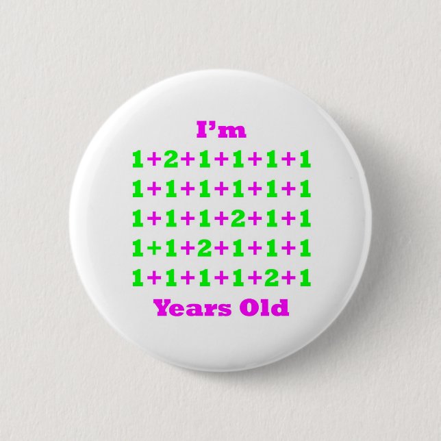 34 Jahre der alten Magenta-GR Button (Vorderseite)