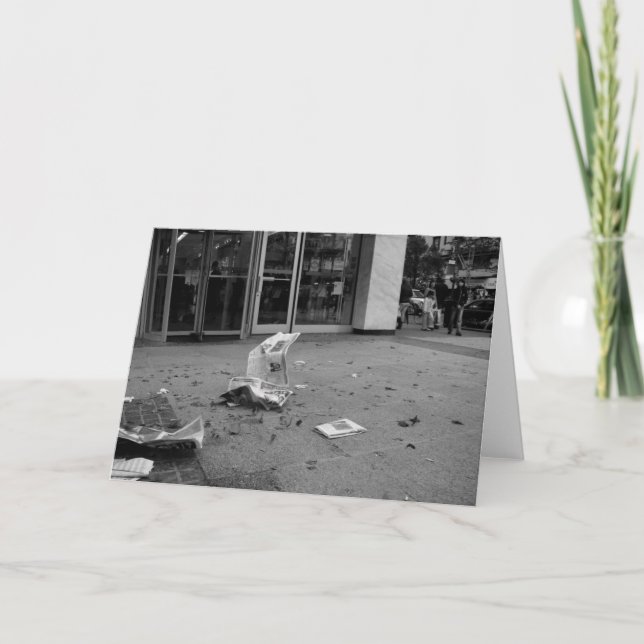 34. Straßen-Gruß-Karte Karte (Vorderseite)