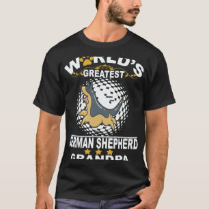 34 Weltbesten Deutschen Schäferhund-Opa Deutsch T-Shirt