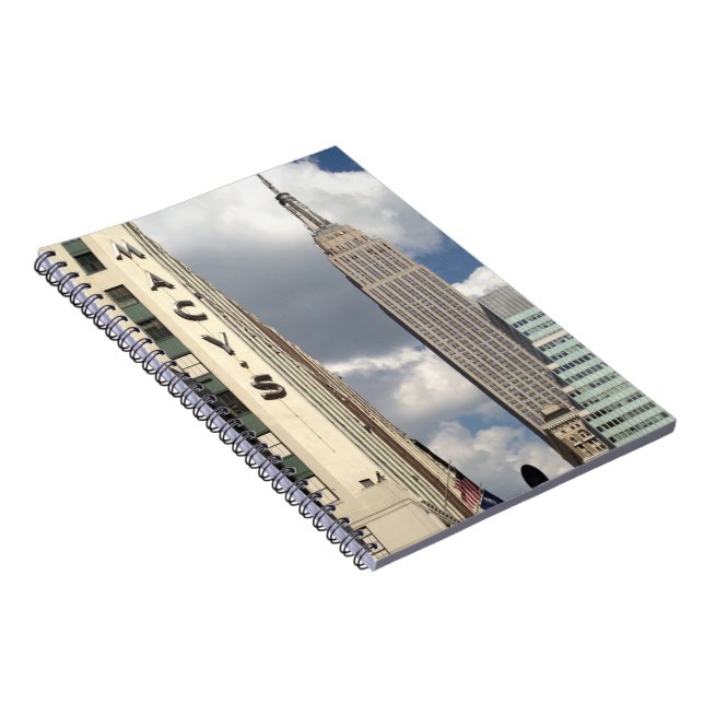 34th Street Empire State Gebäude Manhattan NYC Notizblock (Rechte Seite)