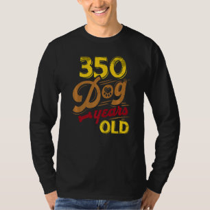 350 Hunde Jahre Hunde Jahre 50. Geburtstag 50. T-Shirt
