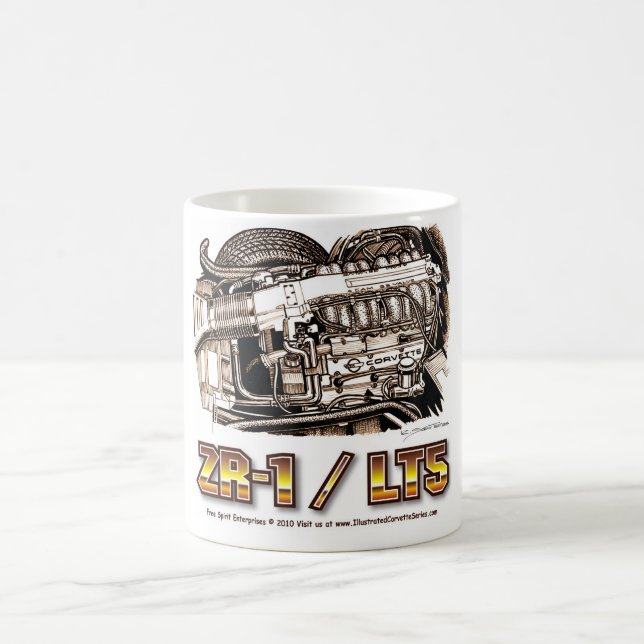 350 LT5 ZR1 Korvette Motor Tasse (Mittel)