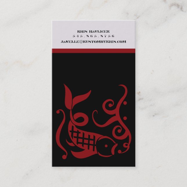 350 ml [rot] Visitenkarten Visitenkarte (Vorderseite)