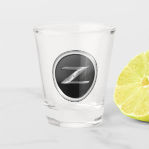 350Z Black Silver Emblem Shotglas Schnapsglas