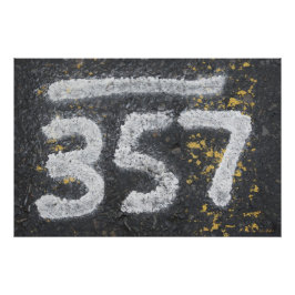 357 Mason's and Angel Number Poster