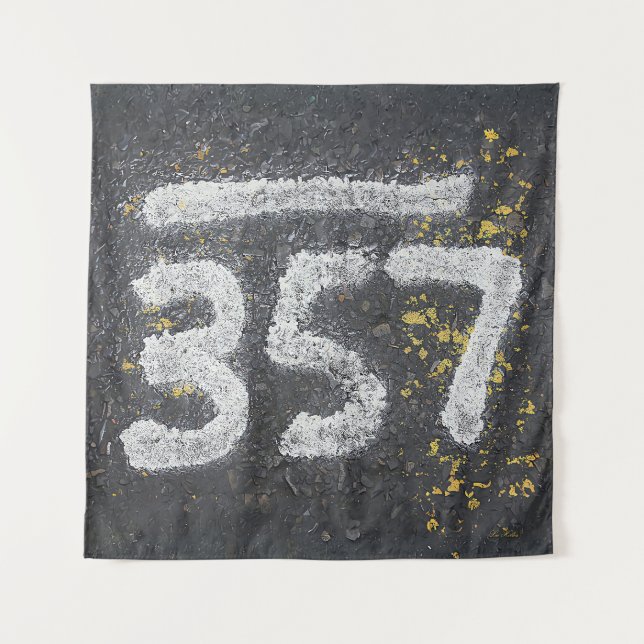 357 Mason's and Angel Number Wandteppich (Vorderseite)