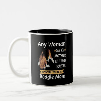 35 Besondere Mama als Beagle Zweifarbige Tasse