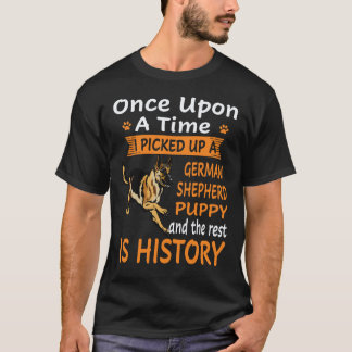 35 Einmal nahm ich einen Deutschen Schäferhund auf T-Shirt
