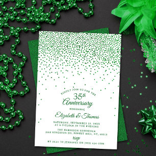 35. Emerald Wedding Jubiläum Einladung