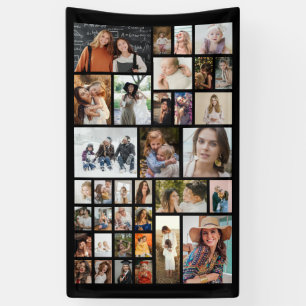 35-Foto-Collage-individuelle-Geburtstagsbanner Banner