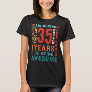 35. Geburtstag 35 Jahre alt 35 Jahre alt, fantasti T-Shirt