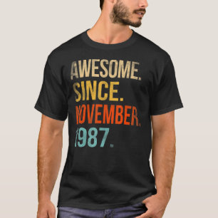 35. Geburtstag 35 Jahre alt Phantastisch seit Nove T-Shirt