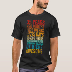 35. Geburtstag, 35. Lebensjahr T-Shirt
