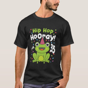 35. Geburtstag Boy Frog Lover 35 Jahre alter Hase T-Shirt