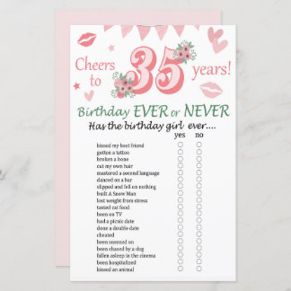 35. Geburtstag Ever oder Nie Game