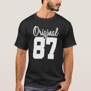 35. Geburtstag Frauen Männer Original Vintag 1987 T-Shirt