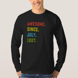 35. Geburtstag Phantastisch seit Juli 1987 35 Jahr T-Shirt