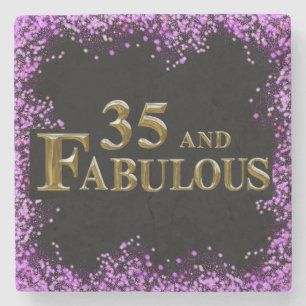 35. Geburtstag Steinuntersetzer