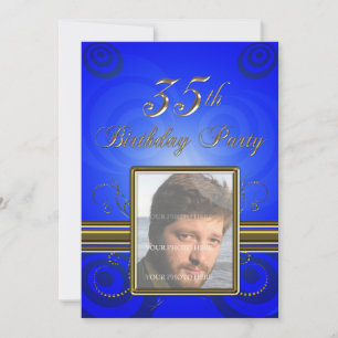 35. Geburtstagsfeier Einladung
