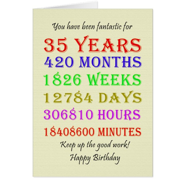 35. Geburtstagsfeiertage (Vorne)