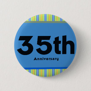 35. Hochzeitstag-Geschenke Button