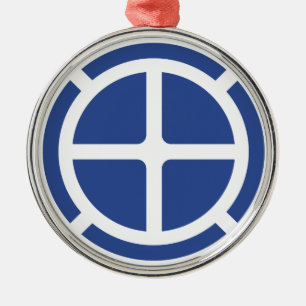 35. Infanterie-Division-Abzeichen Ornament Aus Metall
