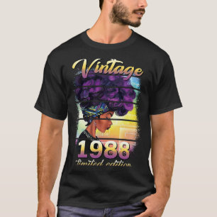 35 Jahre alt 35. Geburtstag Schwarze Frauen Phanta T-Shirt