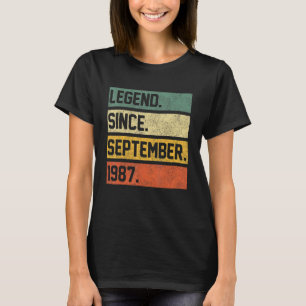 35 Jahre alt 35. Geburtstag seit September T-Shirt