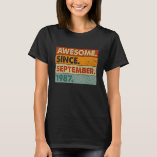 35 Jahre alt Phantastisch seit September 1987 35. T-Shirt