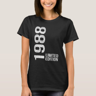 35 Jahre alt sie 1988 35. Geburtstag T-Shirt