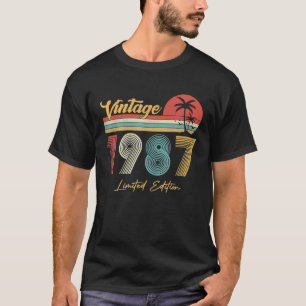 35 Jahre alt Vintag 1987 Limited Edition 35. T-Shirt