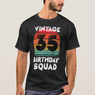 35 Jahre alte Geburtstagsparty Vintag 35. Geburtst T-Shirt