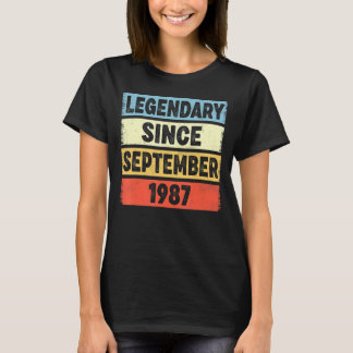 35 Jahre alter Legendär seit September 1987 35. B T-Shirt