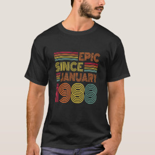 35 Jahre Phantastisch seit Januar 1988 35. Geburts T-Shirt