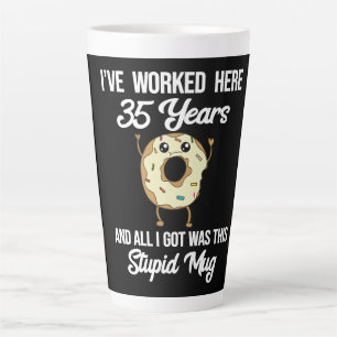 35-Jahres-Arbeitsjubiläums-Geschenk-Tasse Milchtasse