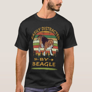35 Leicht Ablenkbar Durch Beagle T-Shirt