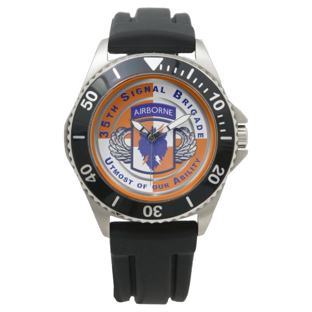 35. Luftlandesignalbrigade  Armbanduhr (Vorderseite)
