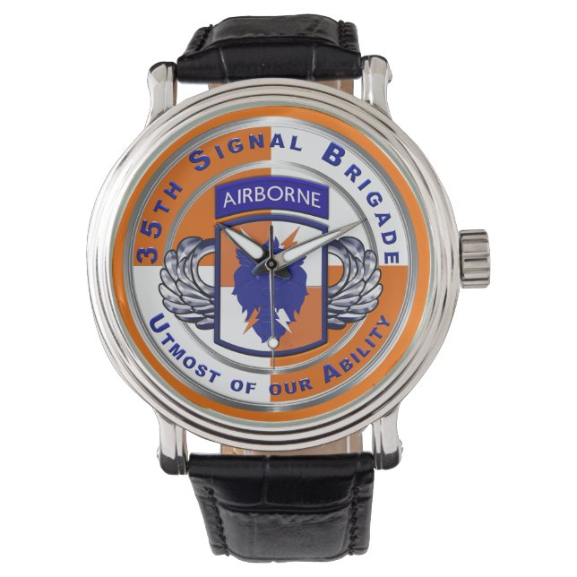 35. Luftlandesignalbrigade  Armbanduhr (Vorderseite)