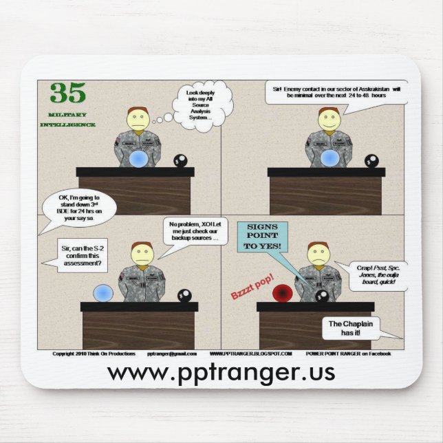 35 MI, www.pptranger.us Mousepad (Vorne)