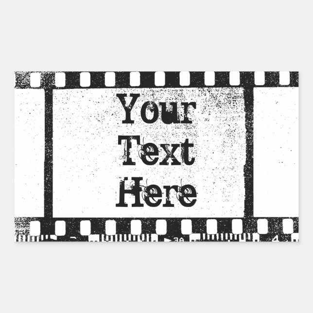 35 mm Film Rechteckiger Aufkleber (Vorderseite)
