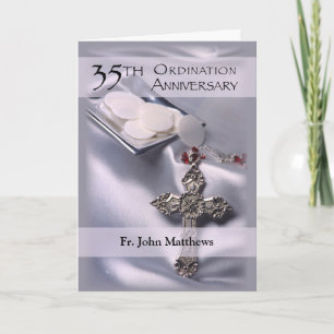 35. Ordination Jahrestag Herzlichen Glückwunsch Cu Karte