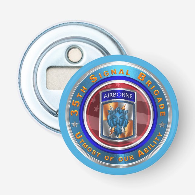 35. Signalbrigade-Im Flugzeug Flaschenöffner (Vorderseite)