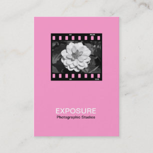 35mm Film-Spant 01 - Rosa Visitenkarte