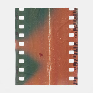 35mm Filmstreifen Start, coole Kratzer. Fleecedecke